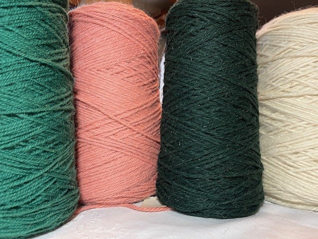 Wool Rug Yarn - Dark Brown - Fiber to Yarn